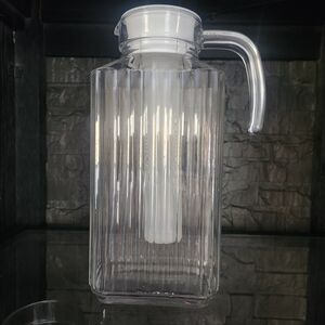 Luminarc Glass 57.5 Ounce Pitcher with Handle, Lid And Infuser